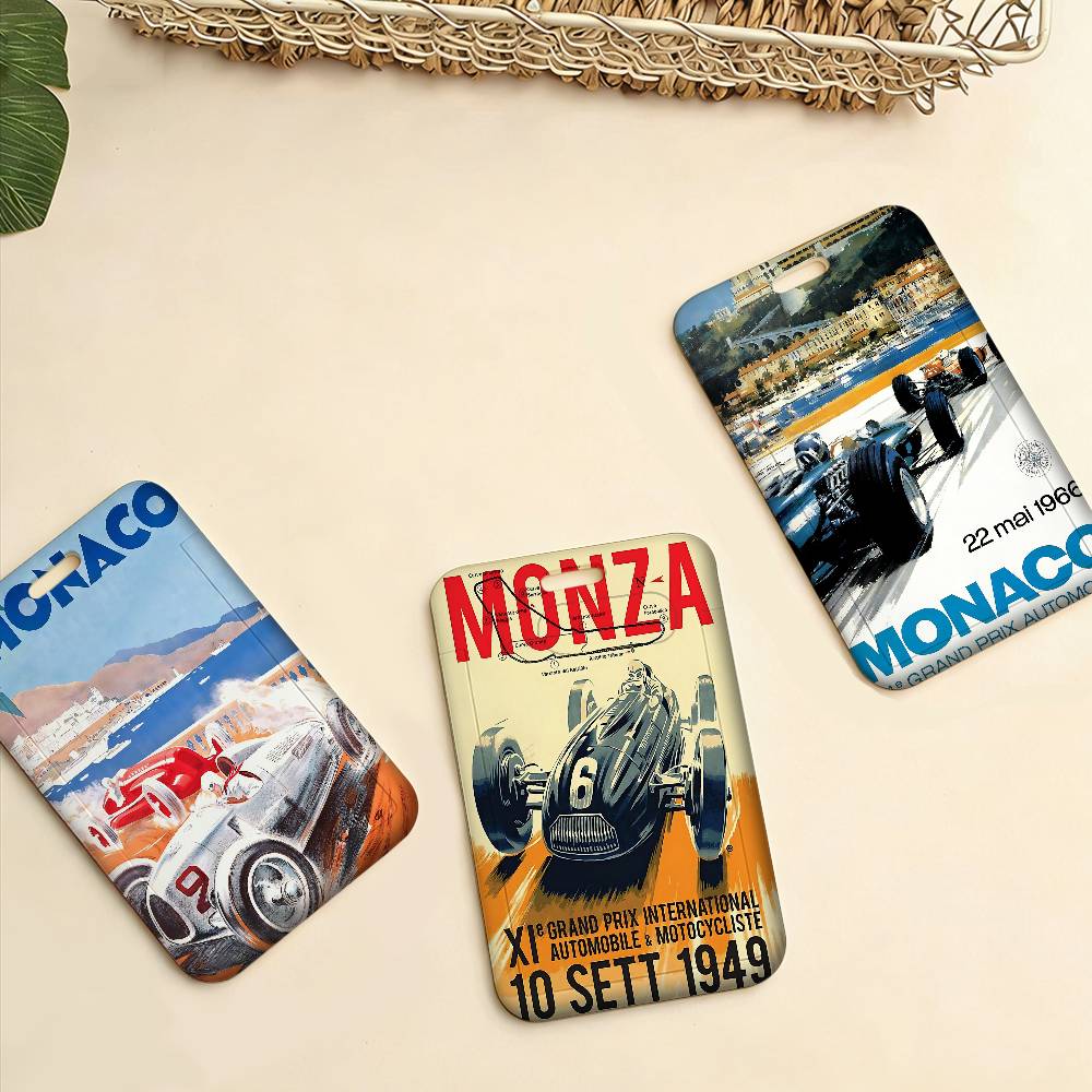 Vintage Car Racing Monaco 1Set - Leather Work For Car recension och pris