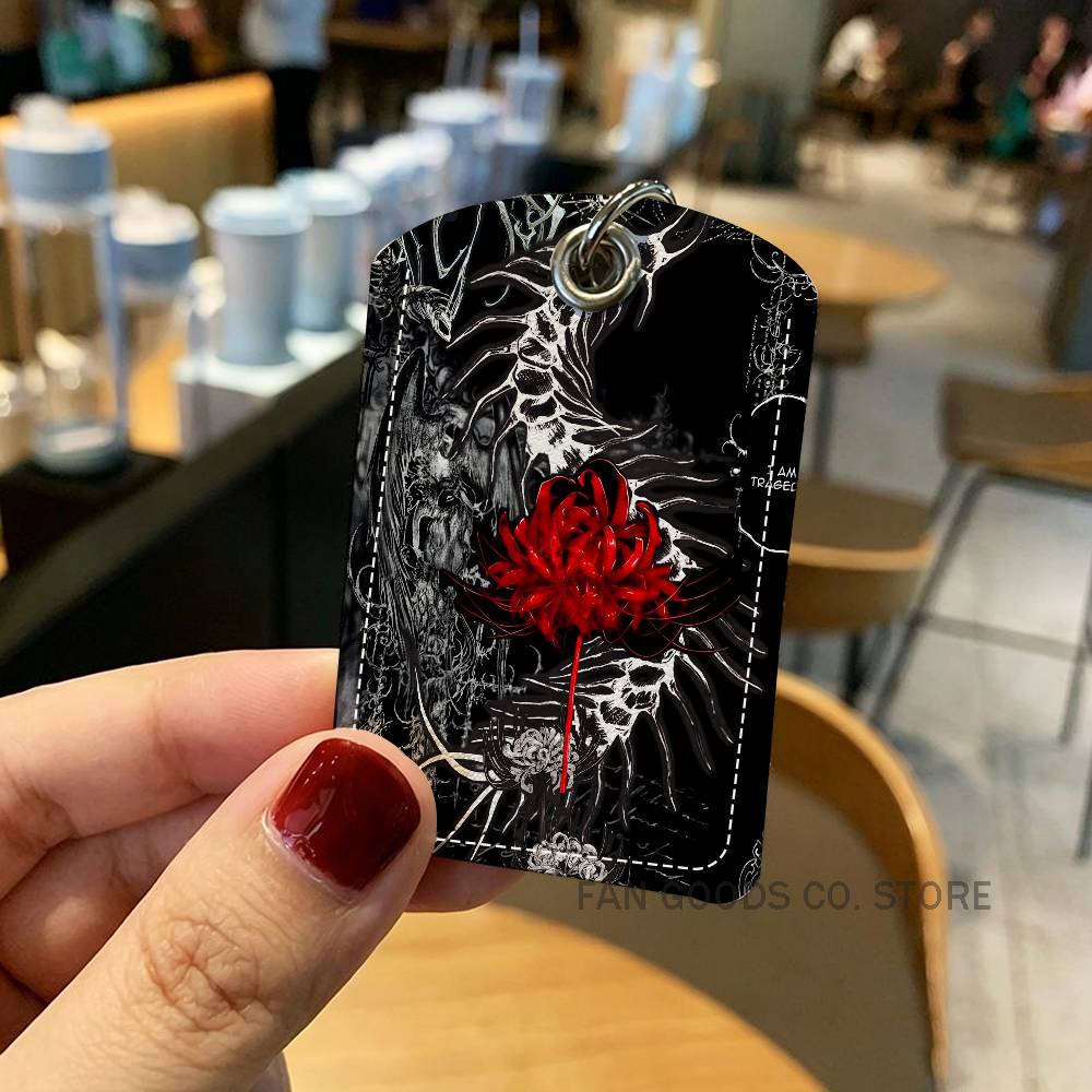 Japan T-Tokyo Red Spider Lily  - Leatherwork Keychain recension och pris