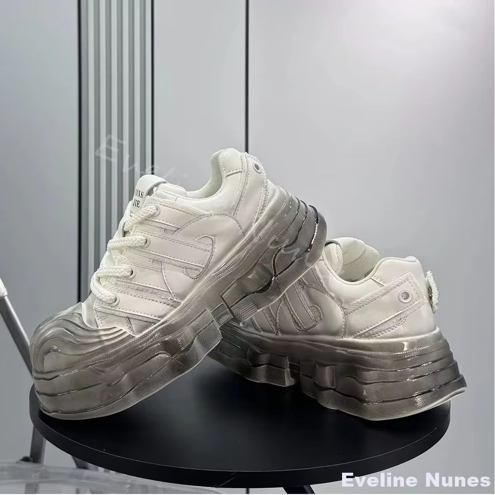 Transparent Platform Sneakers  - Unique Leather Work recension och pris