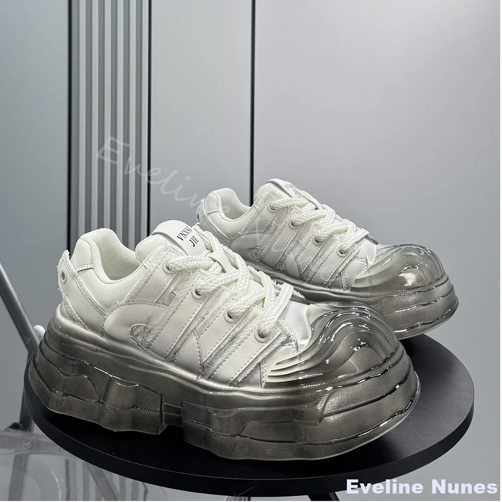 Transparent Platform Sneakers  - Unique Leather Work recension och pris