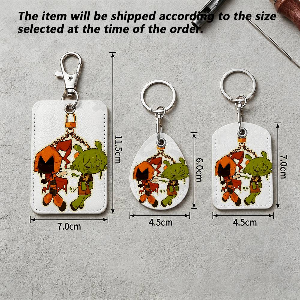 S-Slimeknight D-D3rlord3 A-Ave - Leatherwork Keychain recension och pris