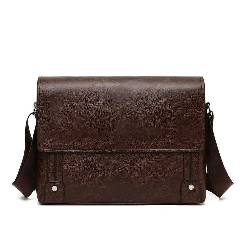 Briefcase For Men PU Leather T - Leather Work Bag Laptop recension och pris