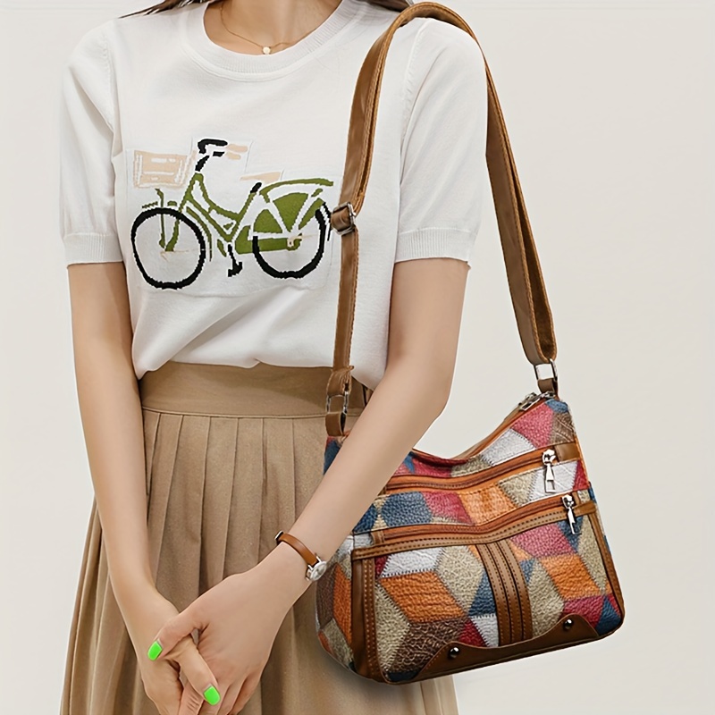 Women Geometric Pattern Synthe - Leatherwork Patterns Free recension och pris