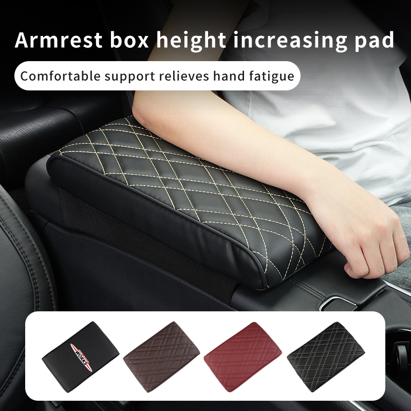 Car Central Armrest Cushion Bo - Leather Work For Car recension och pris