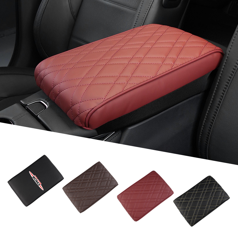 Car Central Armrest Cushion Bo - Leather Work For Car recension och pris