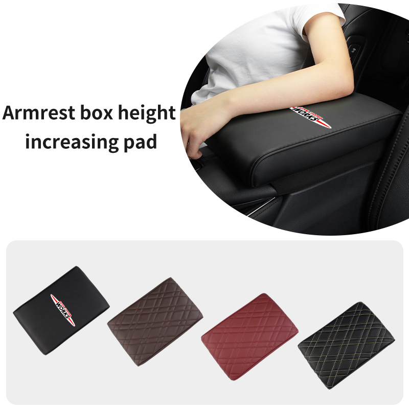 Car Central Armrest Cushion Bo - Leather Work For Car recension och pris