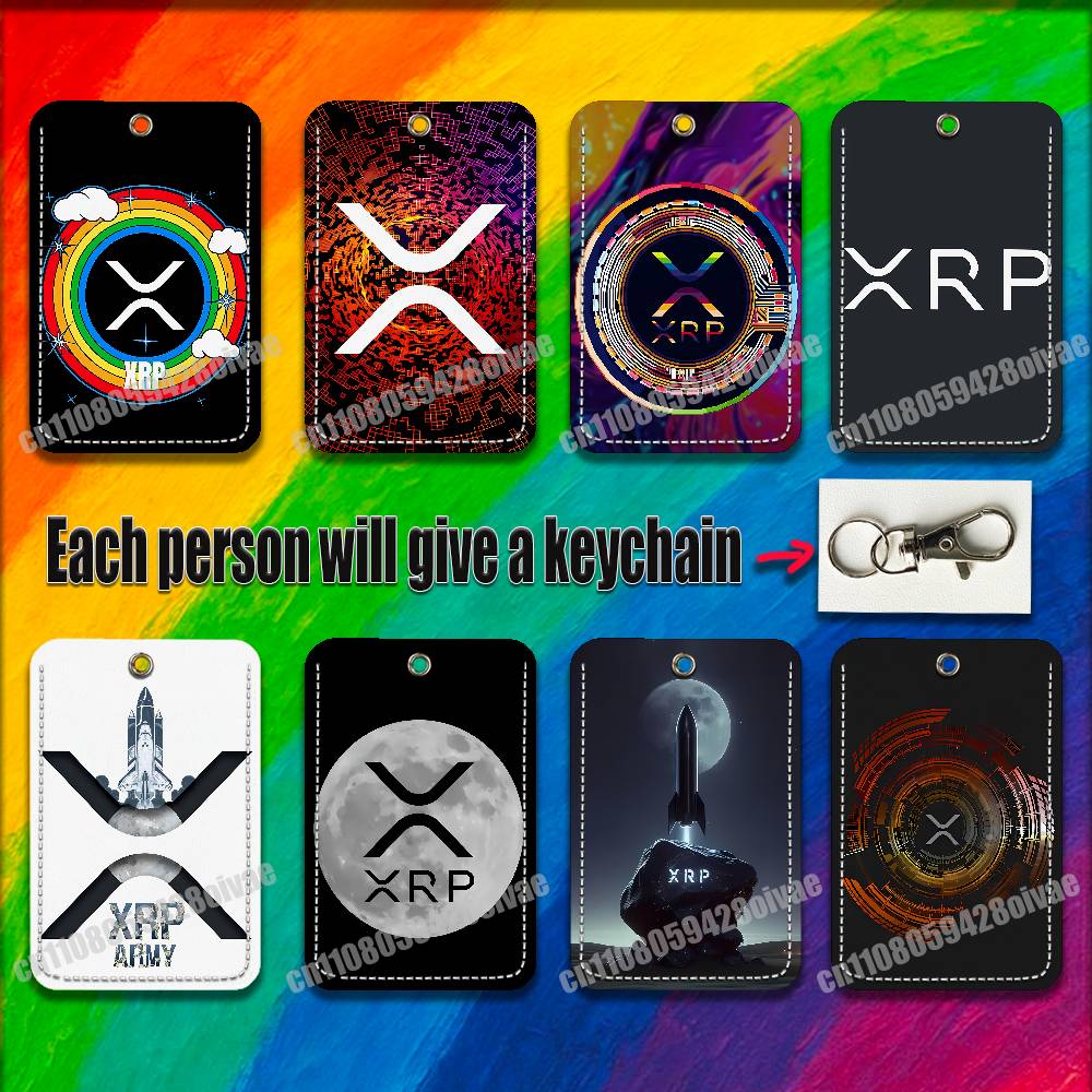 Xrp Ripple Crypto Digital Curr - Leatherwork Keychain recension och pris