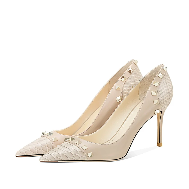 New fashionable white high hee - Leatherwork Patterns Free recension och pris