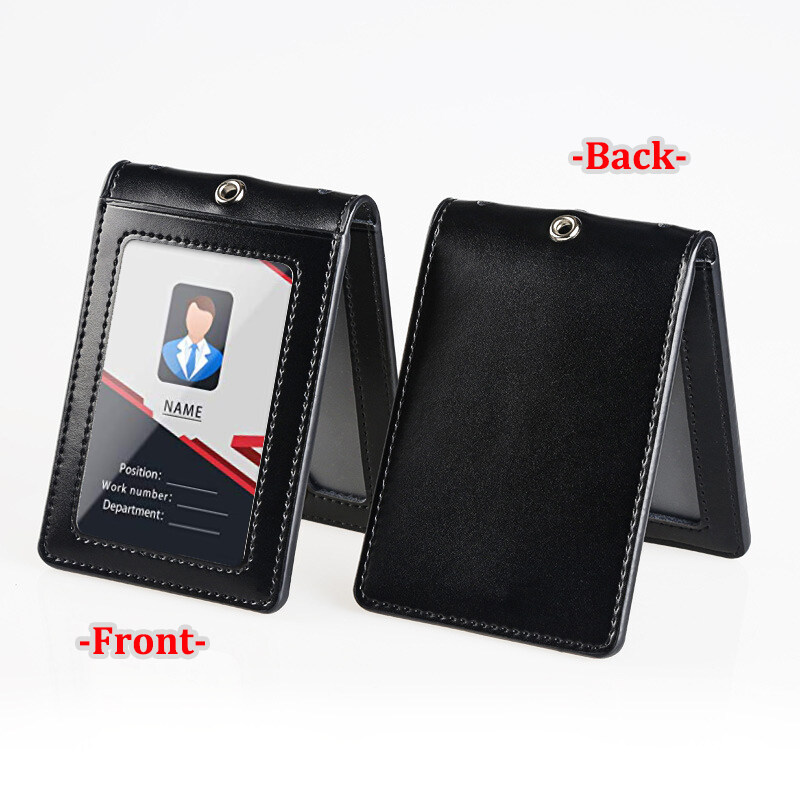 Genuine Leather ID Badge Holde - Leatherworker Name recension och pris
