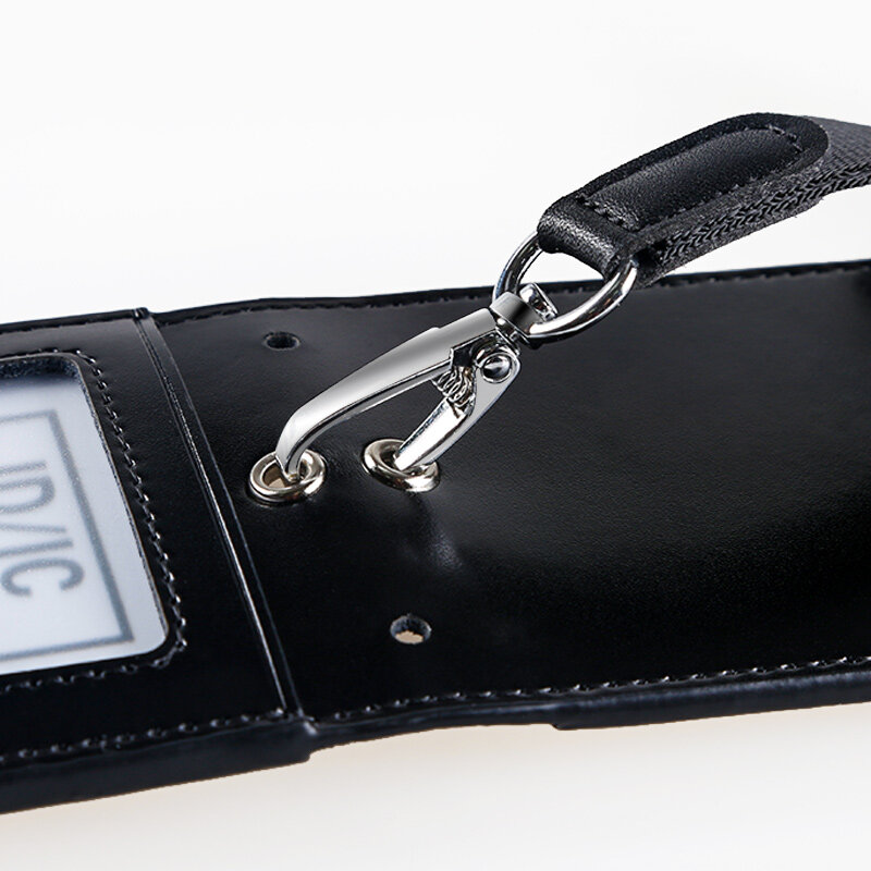 Genuine Leather ID Badge Holde - Leatherworker Name recension och pris