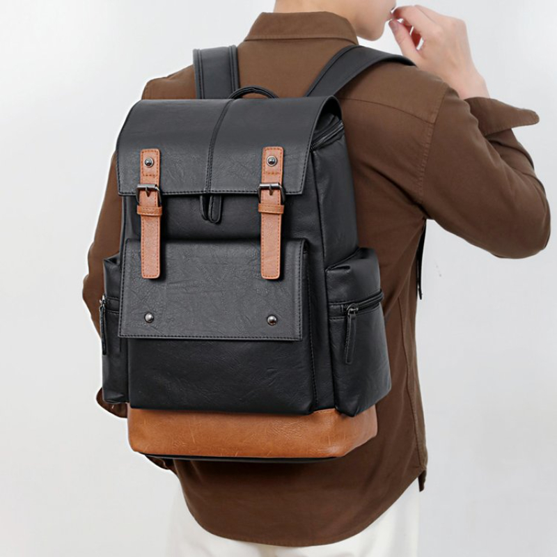 New Vintage Men's Leather Back - Leather Work Bag Laptop recension och pris