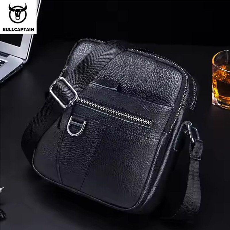 BULLCAPTAIN Mens Leather Messe - Leatherwork Letters recension och pris