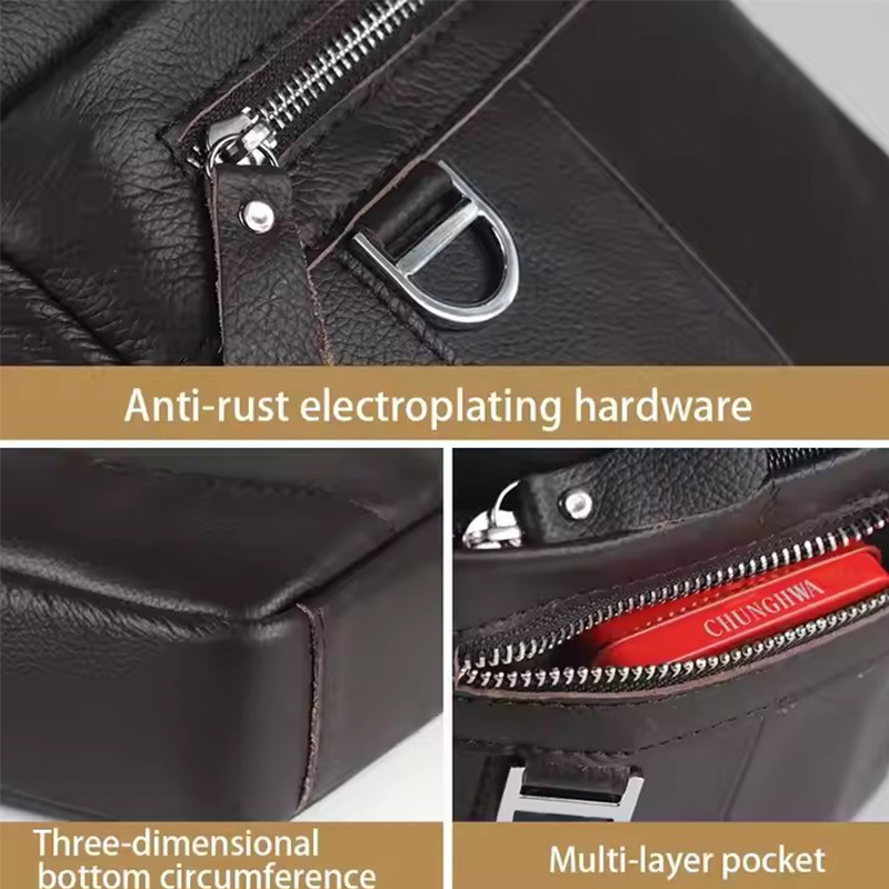 BULLCAPTAIN Mens Leather Messe - Leatherwork Letters recension och pris