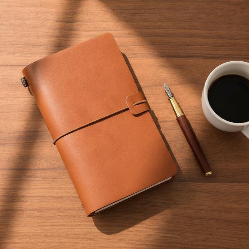 PU Leather Vintage Refillable  - Leatherwork Journal recension och pris
