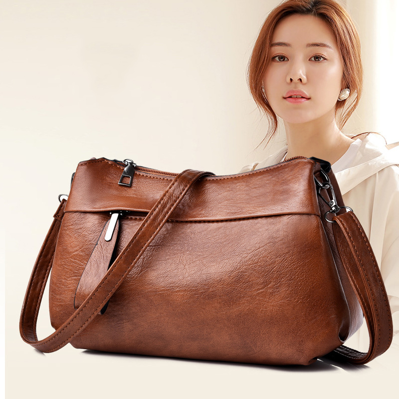 New Women's Shoulder Purse Bag - Leatherwork Letters recension och pris