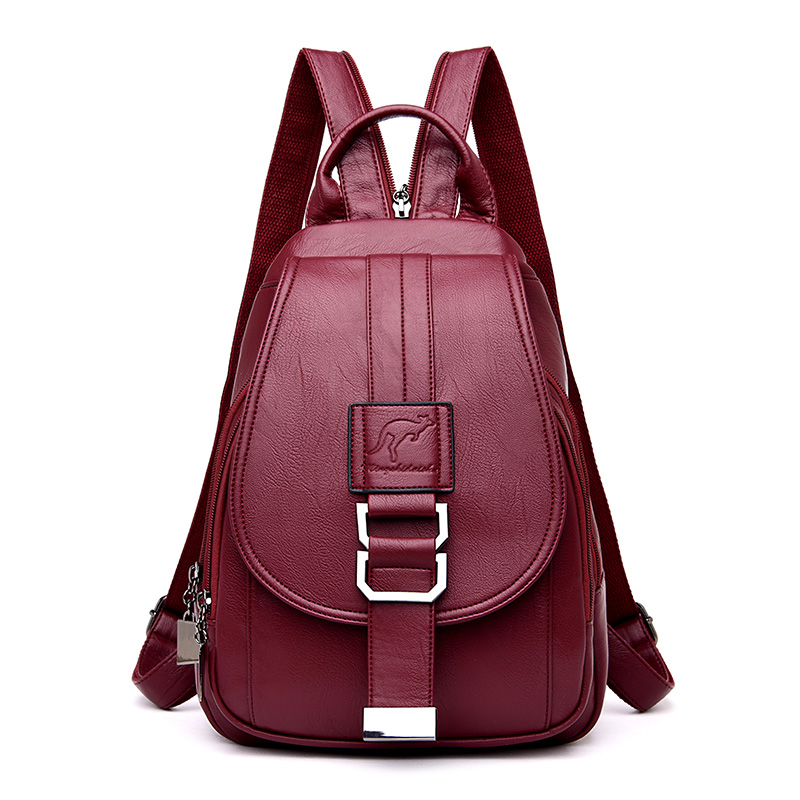 HOT 6 Color Women Backpacks Wo - Leatherwork Letters recension och pris