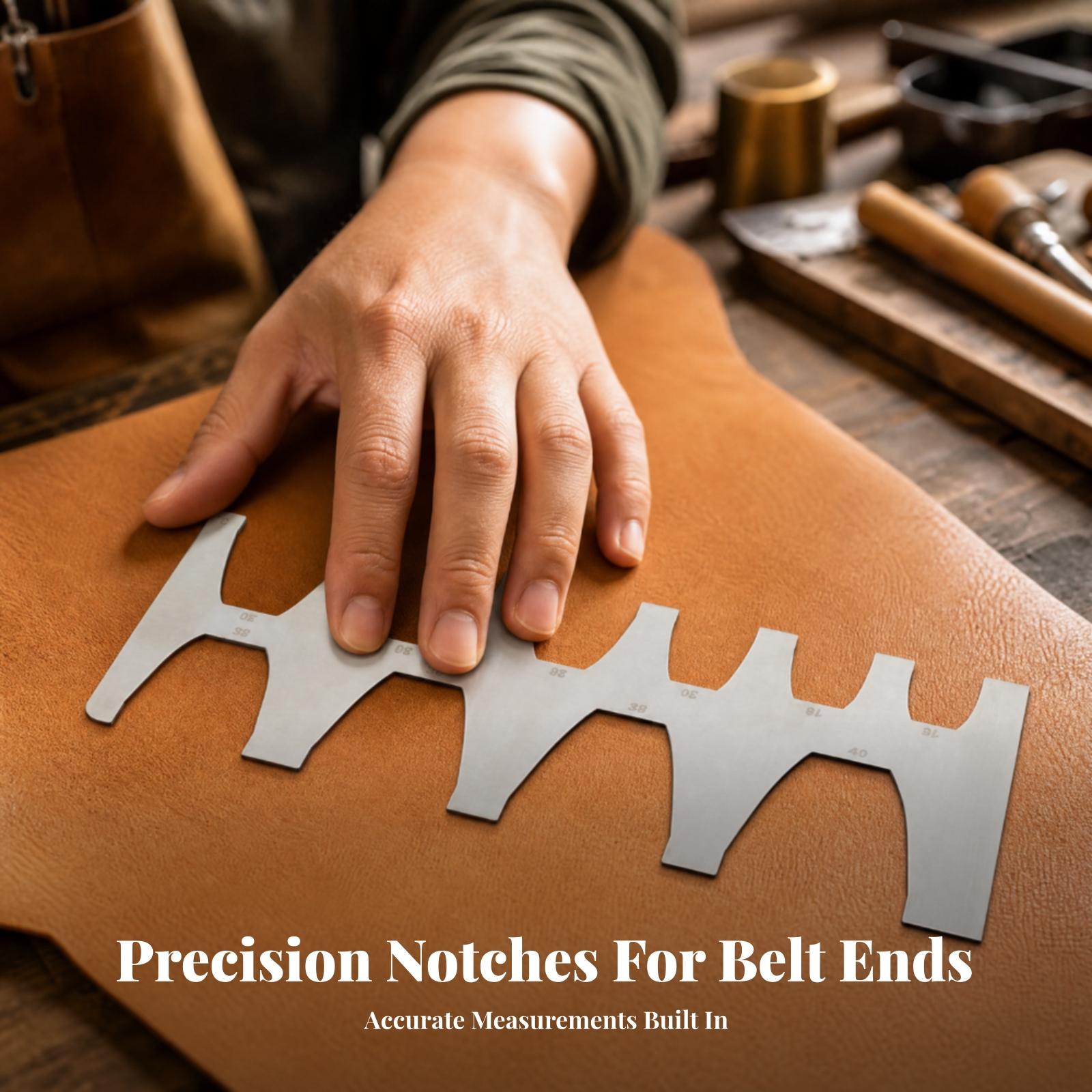 Belt-End Template Ruler 1.2 Mm - Leatherwork Patterns Free recension och pris