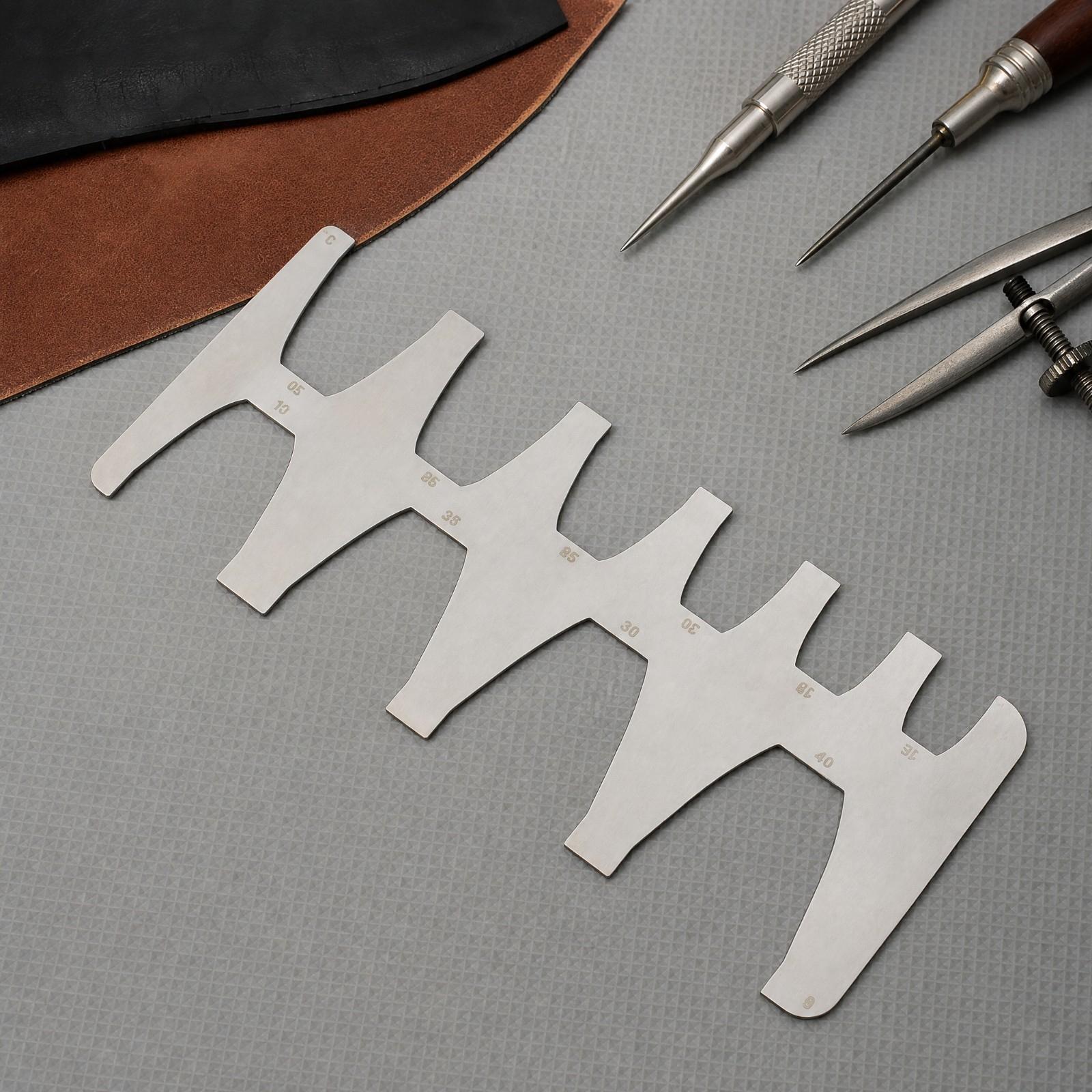 Belt-End Template Ruler 1.2 Mm - Leatherwork Patterns Free recension och pris