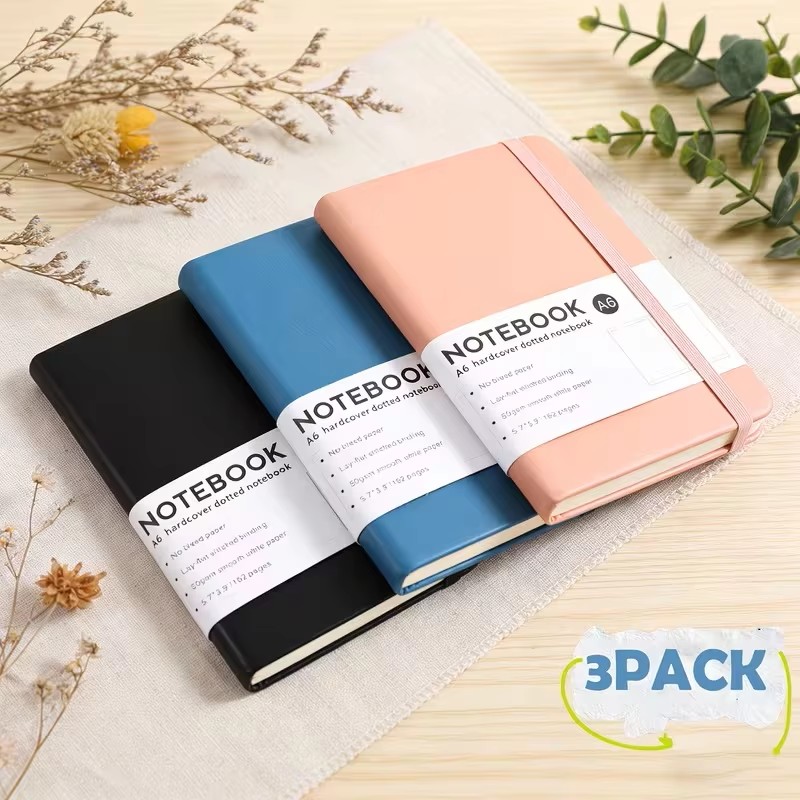 1‑Pack / 3‑Pack Hardcover Rule - Leatherwork Journal recension och pris