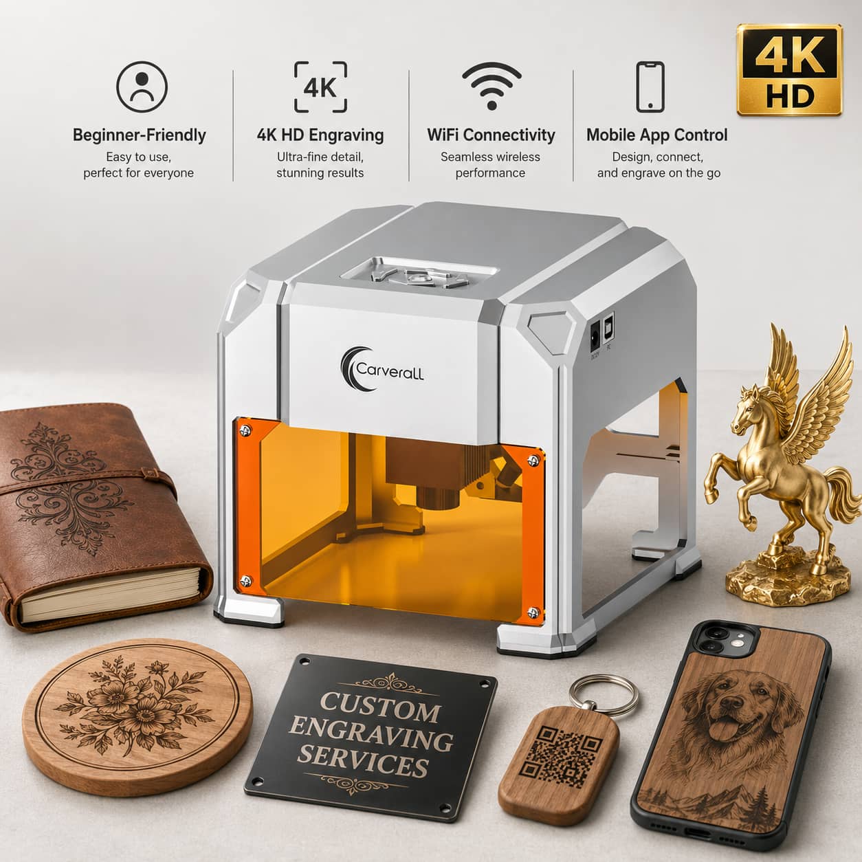 Carverall Laser Engraver Machi - Leatherwork Tools recension och pris