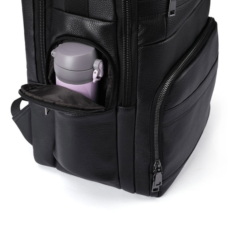 Luufan Genuine Leather Backpac - Leather Work Bag Laptop recension och pris