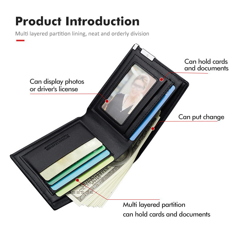 Car Men's Leather Wallet Multi - Leather Work For Car recension och pris