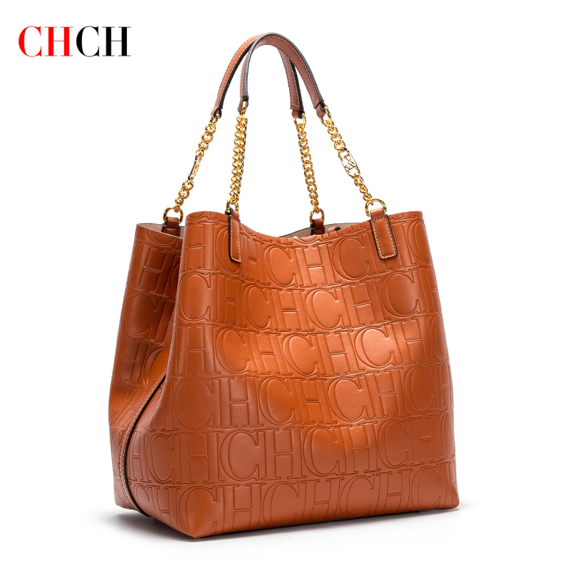 CHCH Women's Tote Bag 2024 New - Leatherwork Letters recension och pris