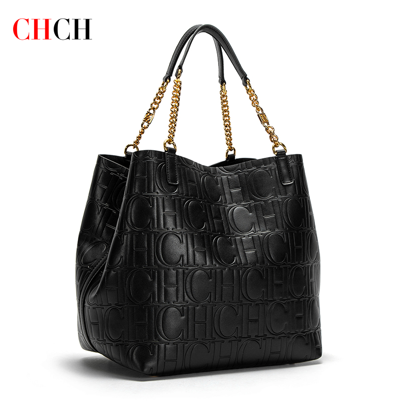 CHCH Women's Tote Bag 2024 New - Leatherwork Letters recension och pris