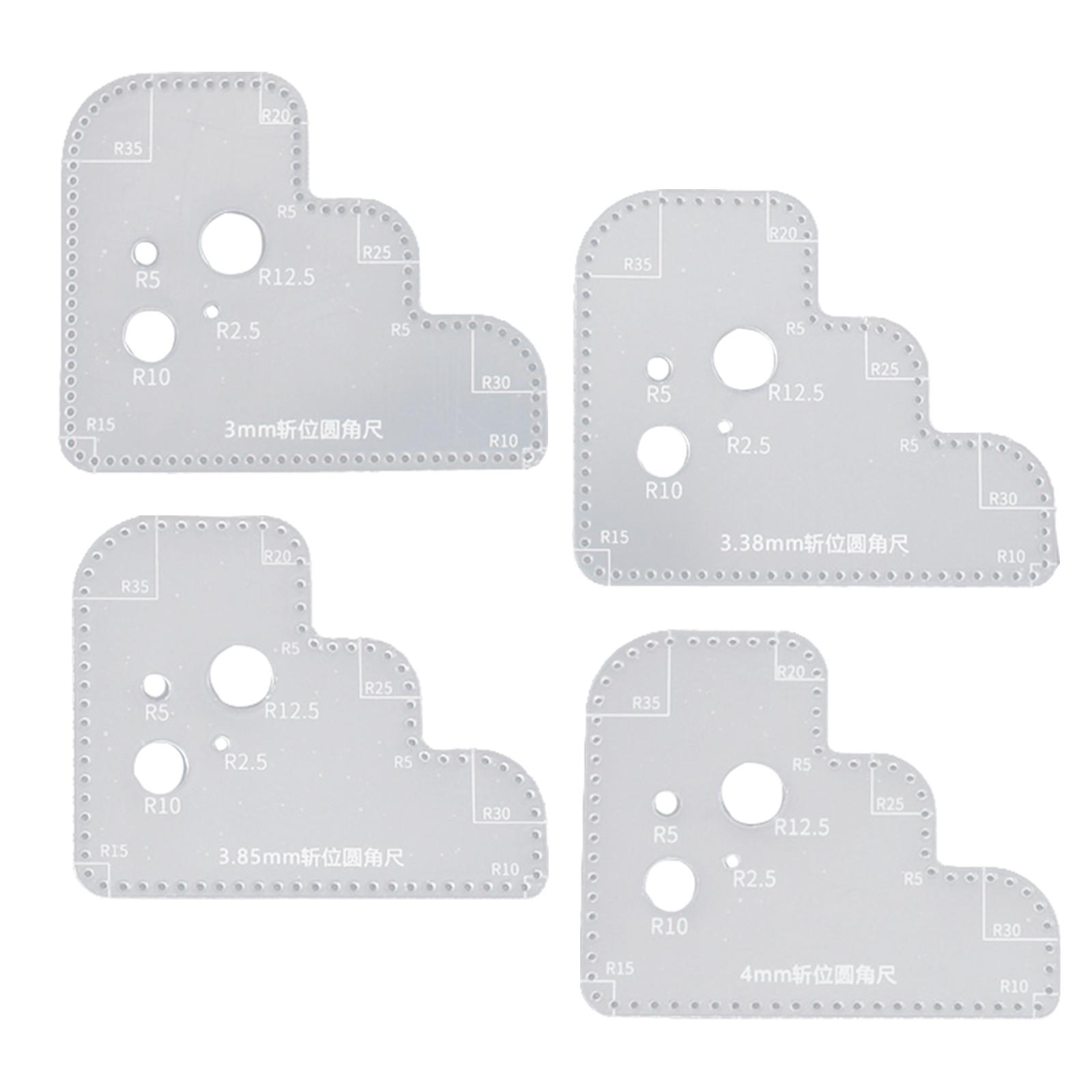 Clear Acrylic Circle Template  - Leatherwork Kits For Beginners recension och pris