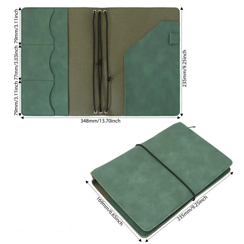 @*Refillable Crazy Horse Leath - Leatherwork Journal recension och pris