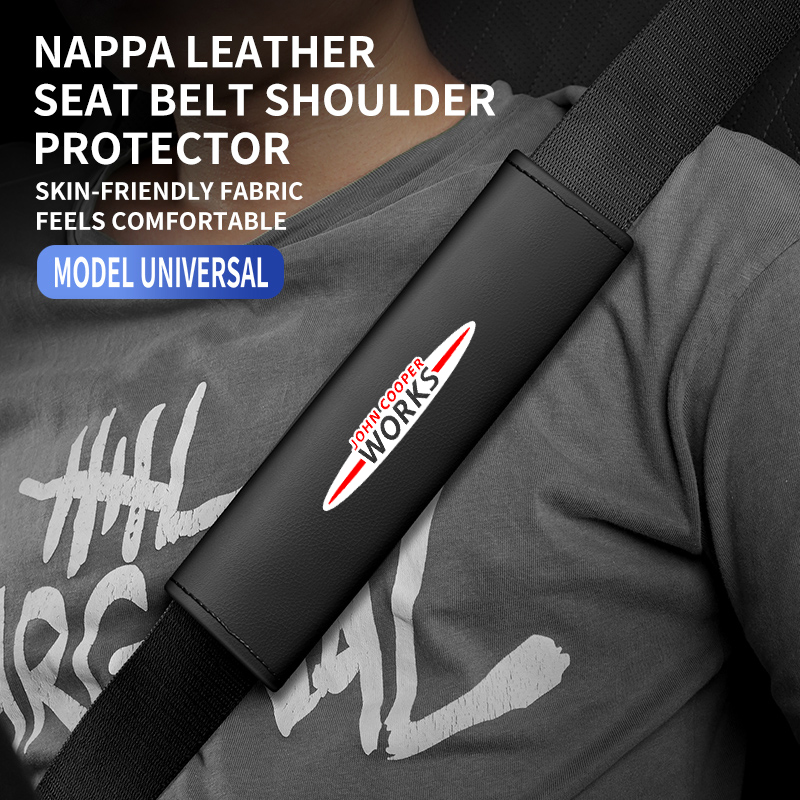 1PC Leather Car Seat Belt Shou - Leather Work For Car recension och pris