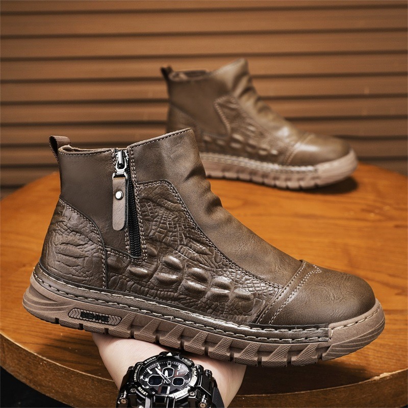 Men's High Top Boots Fashion C - Leatherwork Patterns Free recension och pris