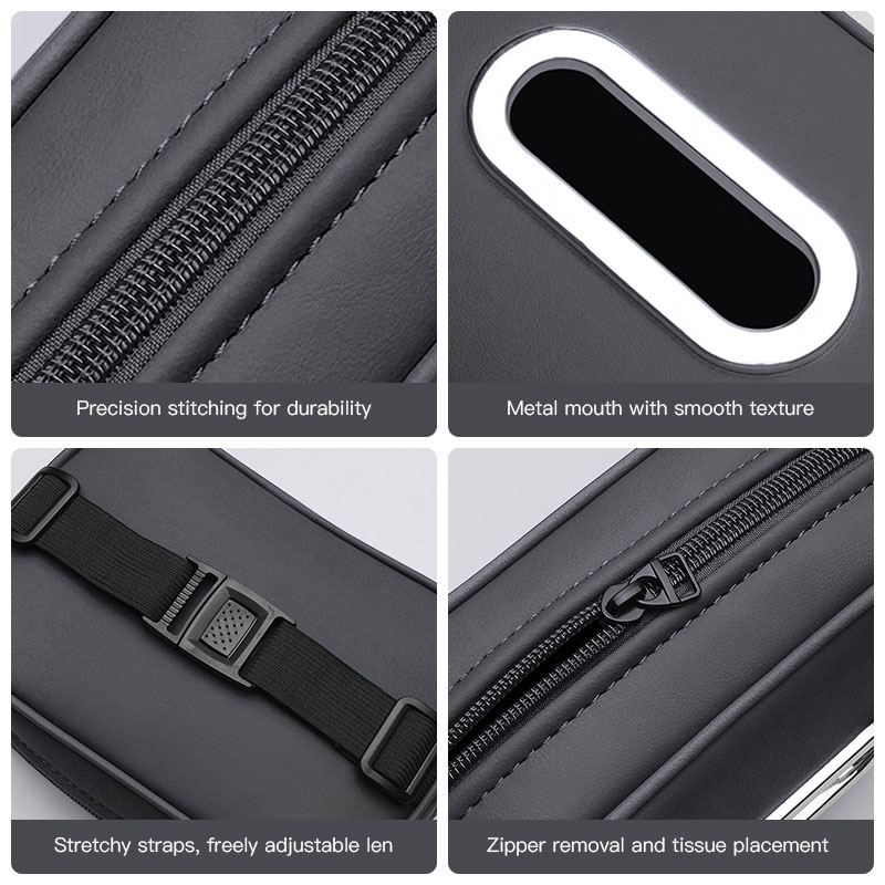 Car Tissue Storage Box Organiz - Leather Work For Car recension och pris