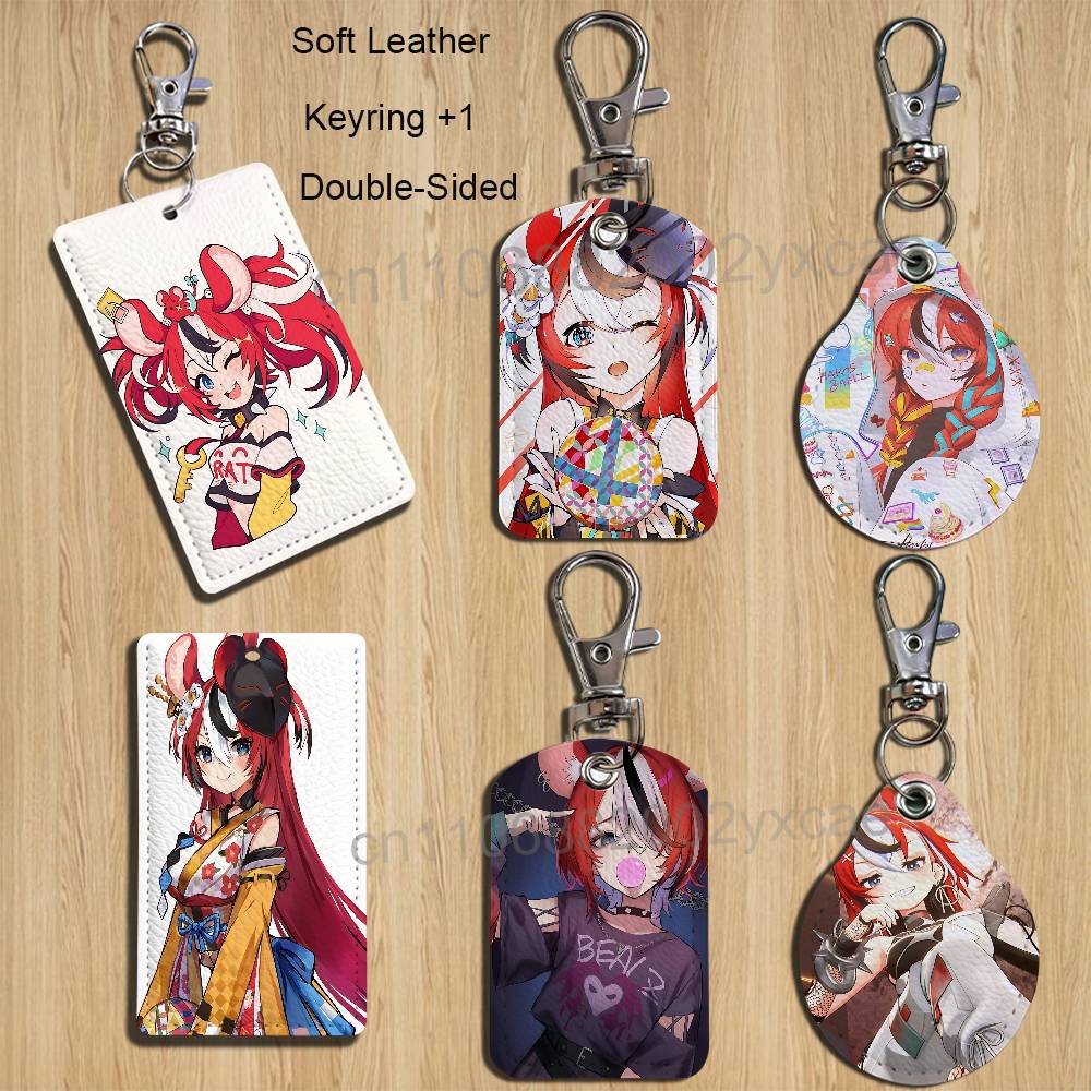 cute Hakos Baelz Takodachi Hol - Leatherwork Keychain recension och pris