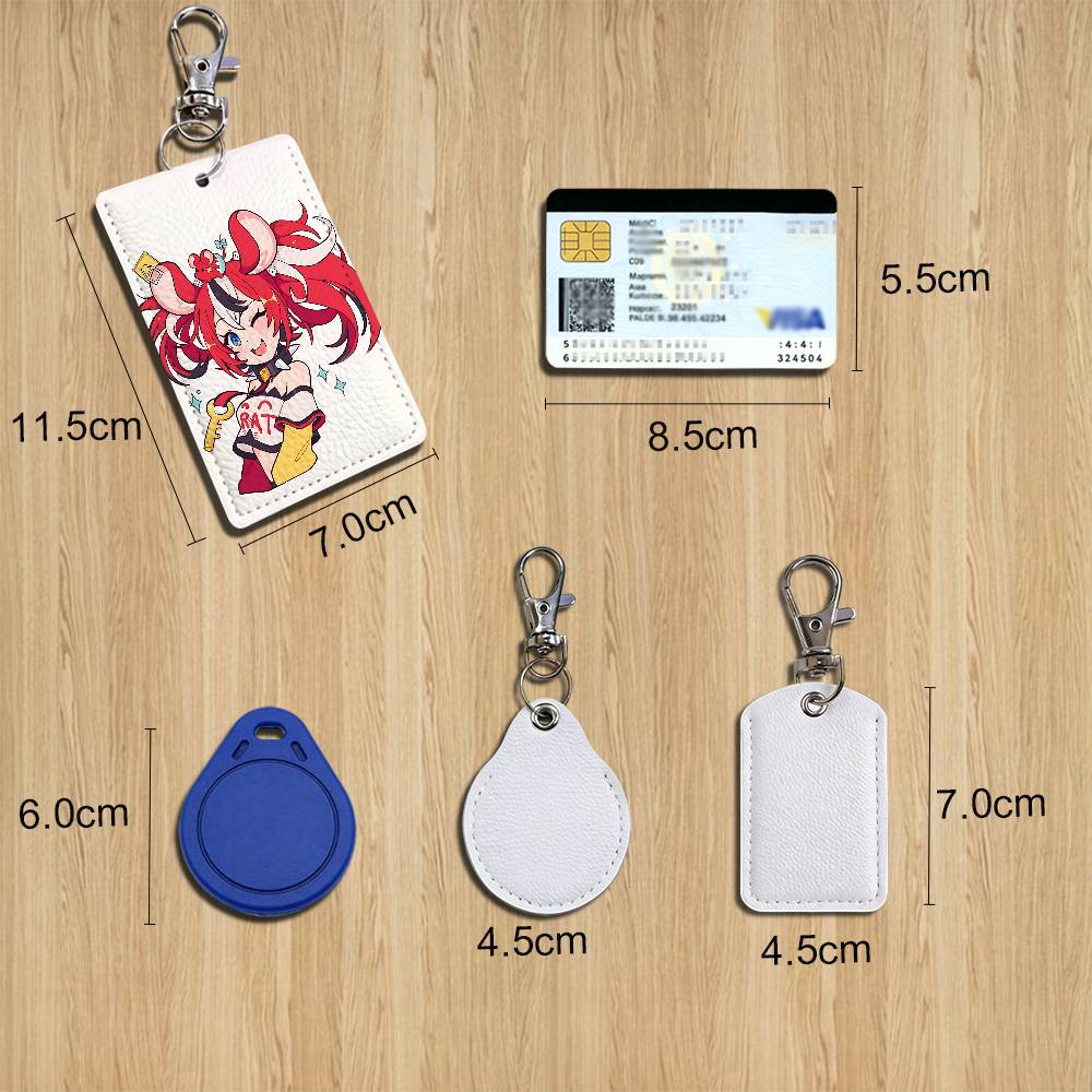 cute Hakos Baelz Takodachi Hol - Leatherwork Keychain recension och pris